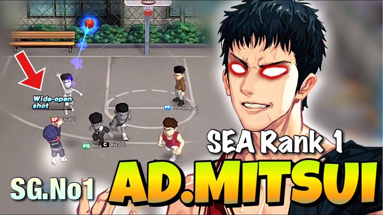 Slam Dunk Mobile SEA Rank 1 Advanced Mitsui gameplay by @SG.No1  | Shoot till you give up!