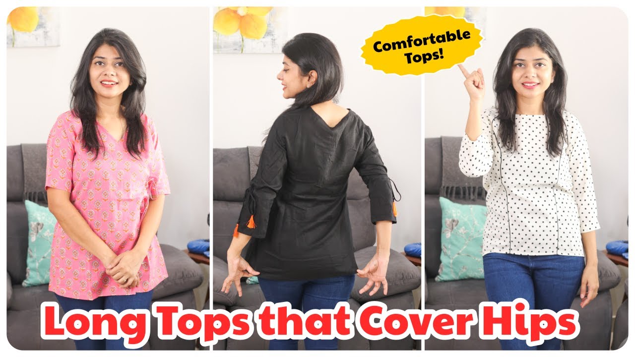 Long Tops that Cover Hips | Office, College & Casual Wear Long Tops from Amazon