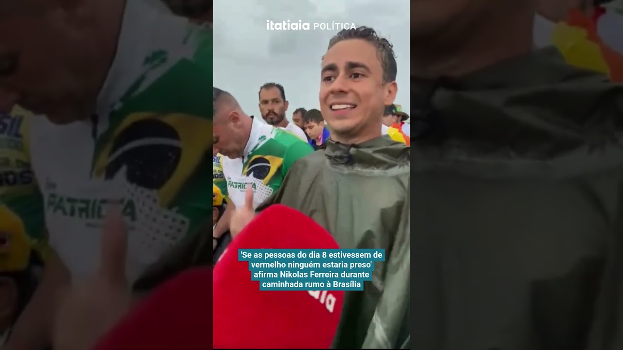 NIKOLAS DIZ QUE SE PESSOAS DO 8 DE JANEIRO ESTIVESSEM DE VERMELHO, N&Atilde;O ESTARIAM PRESAS
