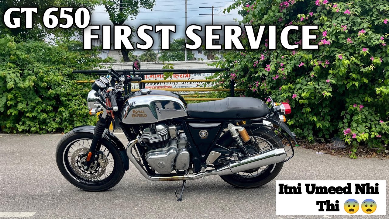 Continental Gt650 First Service Cost In 2025 || Full Detailed Servicing Video In Service Center 🔥