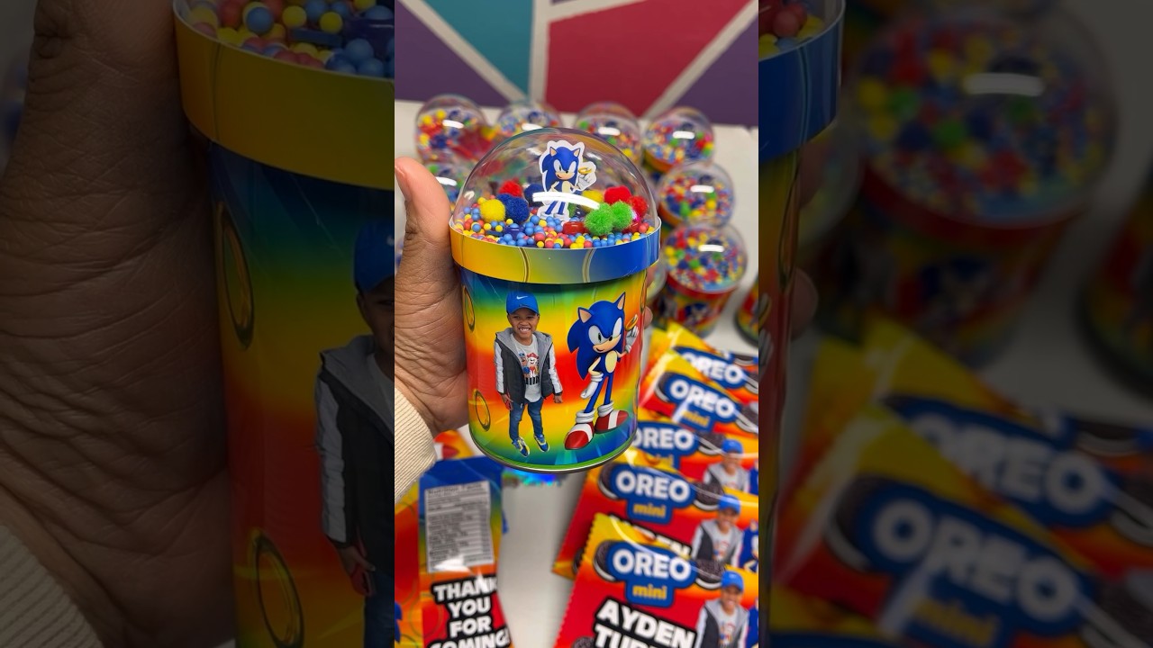 Sonic Pringles Shakers ❤️💙 