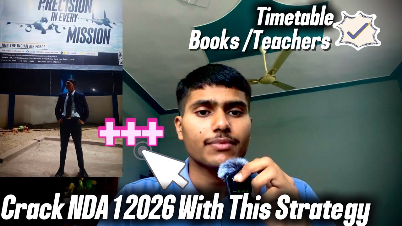 NDA 1 2026 STRATEGY. TIMETABLE . Everything you must know before exam