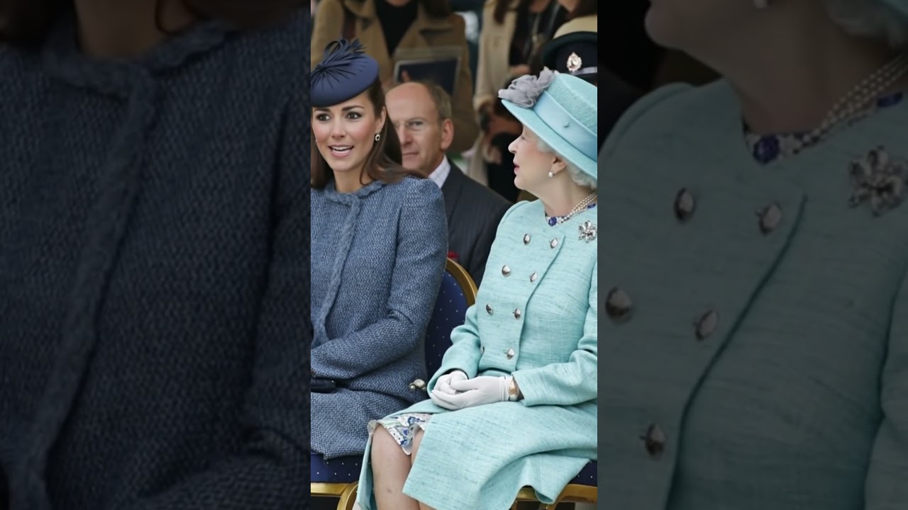Unseen Royal Moment – Queen Elizabeth & Kate Middleton Laugh Together