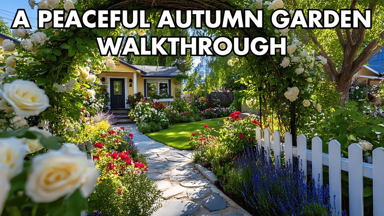 🍁 Ultimate Autumn Garden Tour: Cottage, English & French Elegance—Calm, Cozy, Complete 🌿