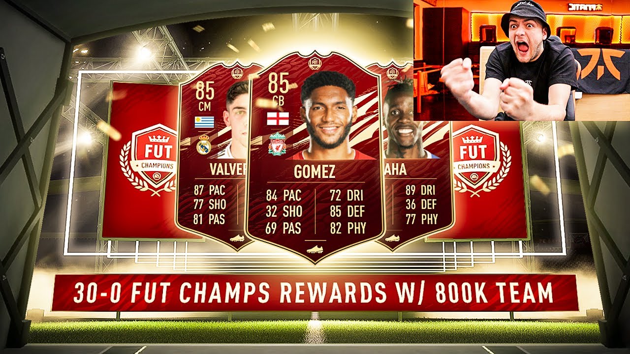 MY UNREAL 30-0 TOP 100 FUT CHAMPS REWARDS w/ 800K TEAM!! Fifa 21 Ultimate Team!!