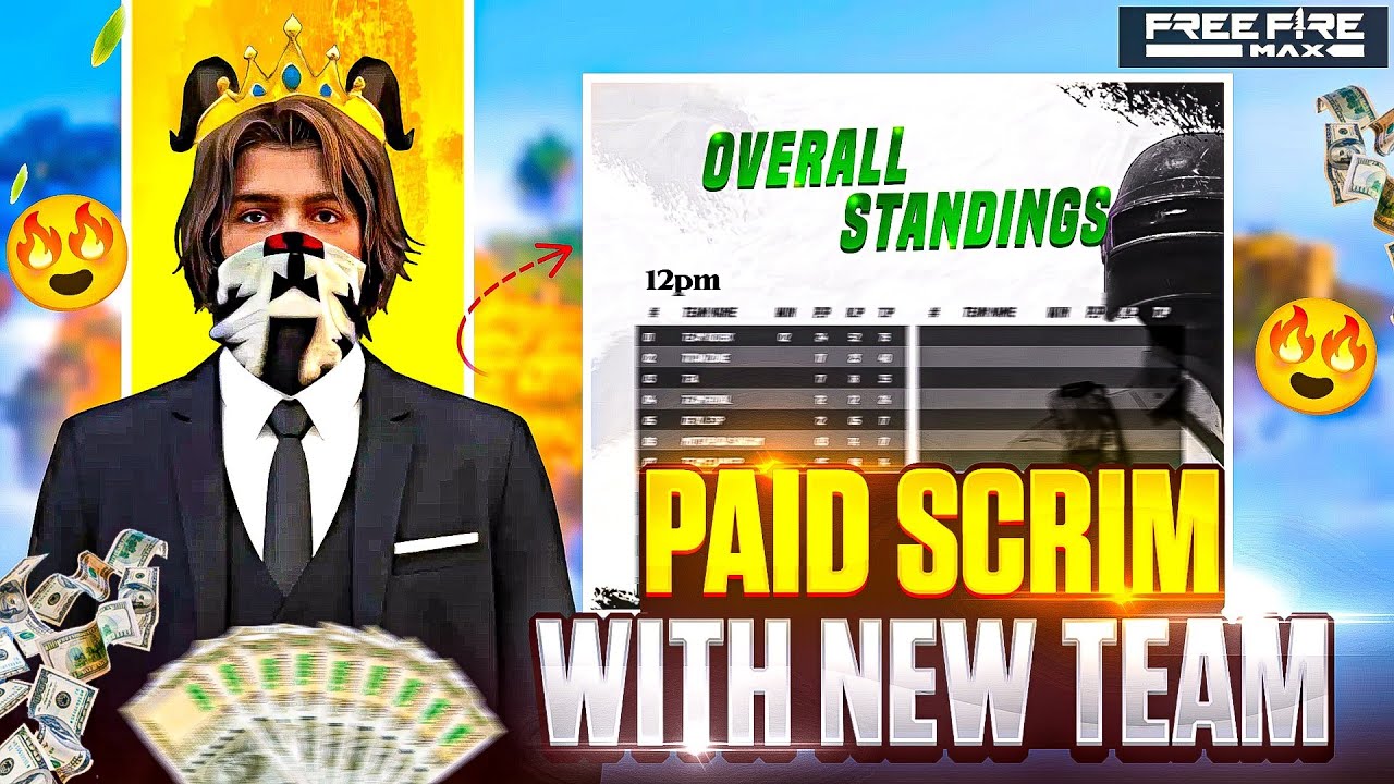 Playing Paid Scrim With New Team 🔥🏆 Trying For Table Topper 🚀| eSports journey 💥✅