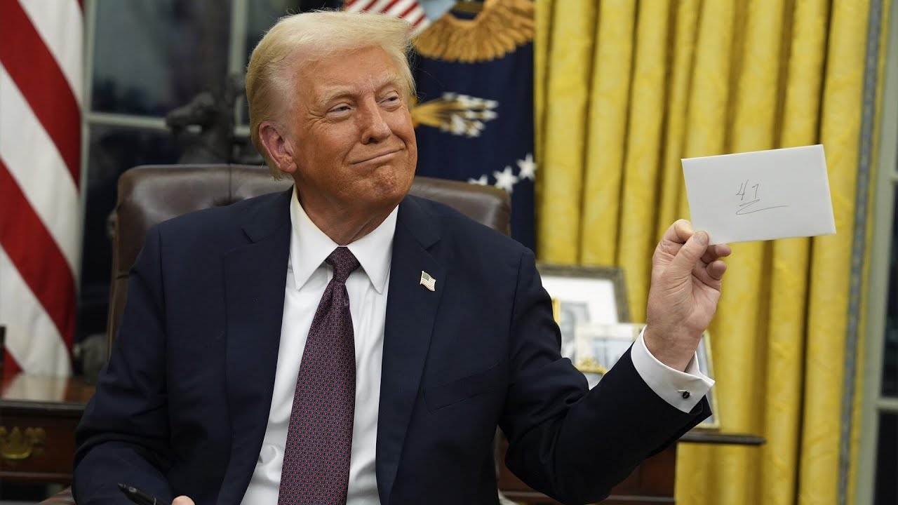Joe Biden leaves letter for Donald Trump as he begins second term