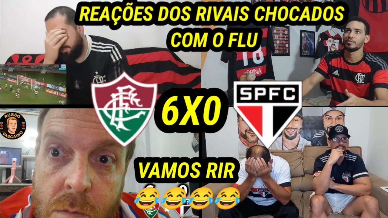 REAÇÕES DOS RIVAIS CHOCADOS COM O FLUMINENSE 6X0 SÃO PAULO 