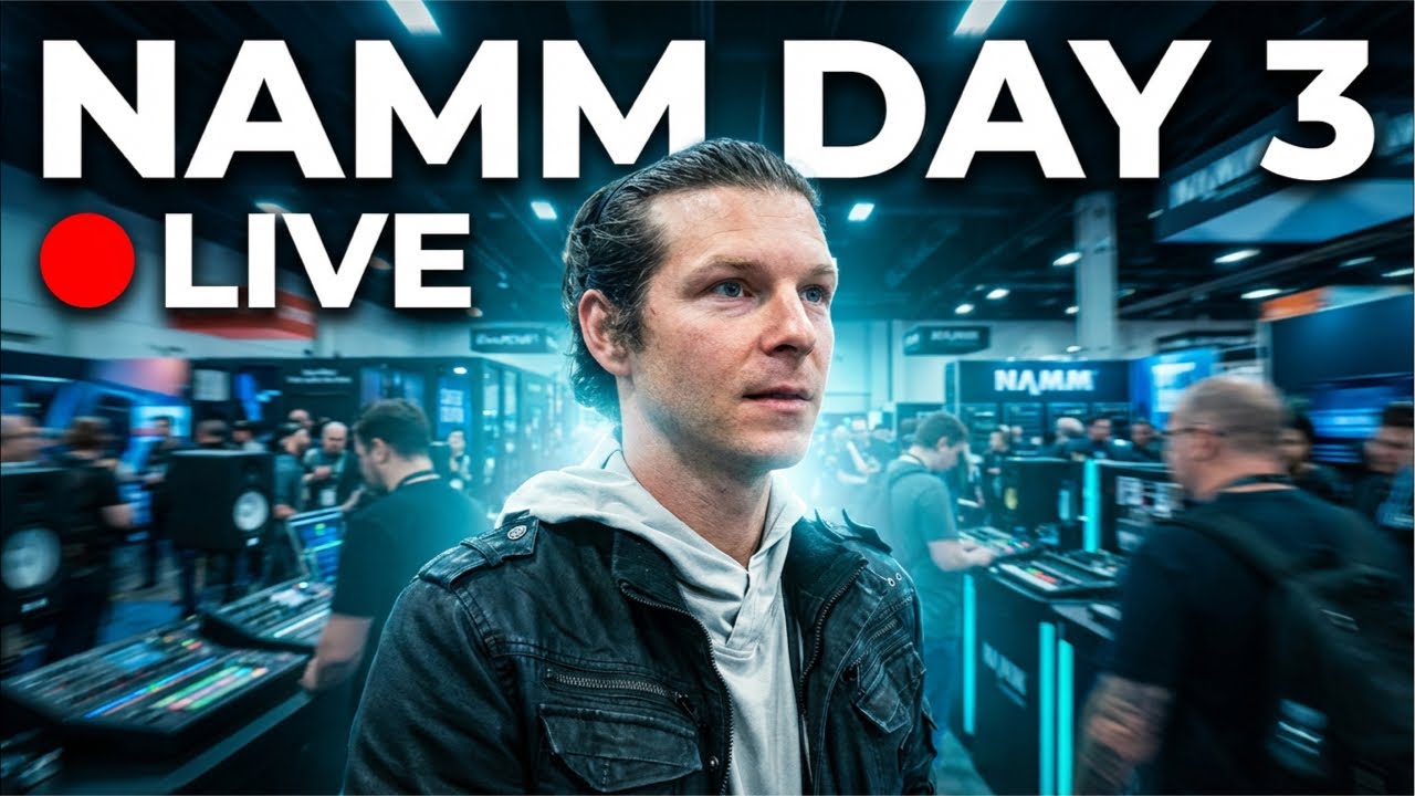 NAMM 2026 LIVE @ 4:40 pm pst — Inside the Future of Music Tech, Gear & Creators (Day 3)
