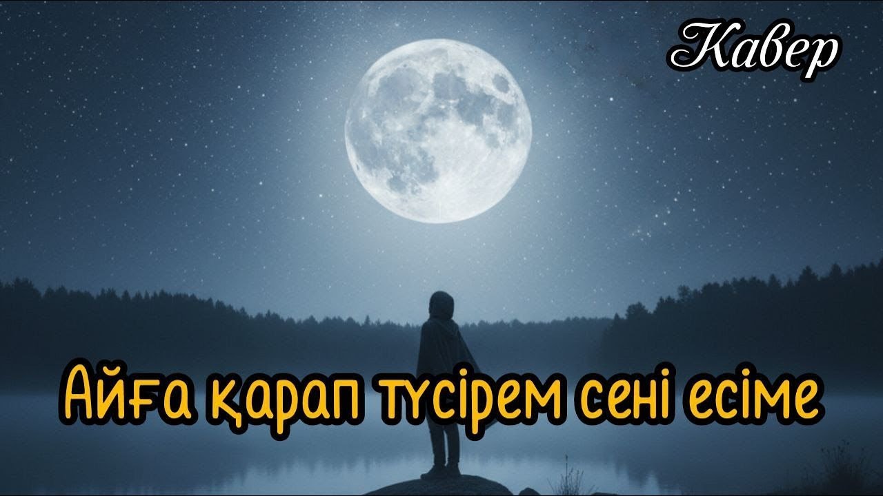 Айға қарап түсірем сені есіме | Ескі ән | Жаңа кавер