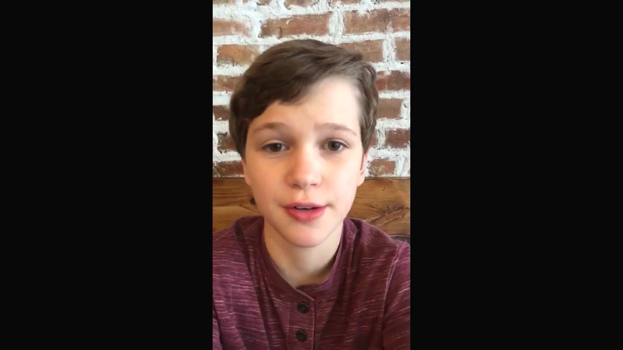 Gabriel Bateman Instagram live stream / 26 August 2017
