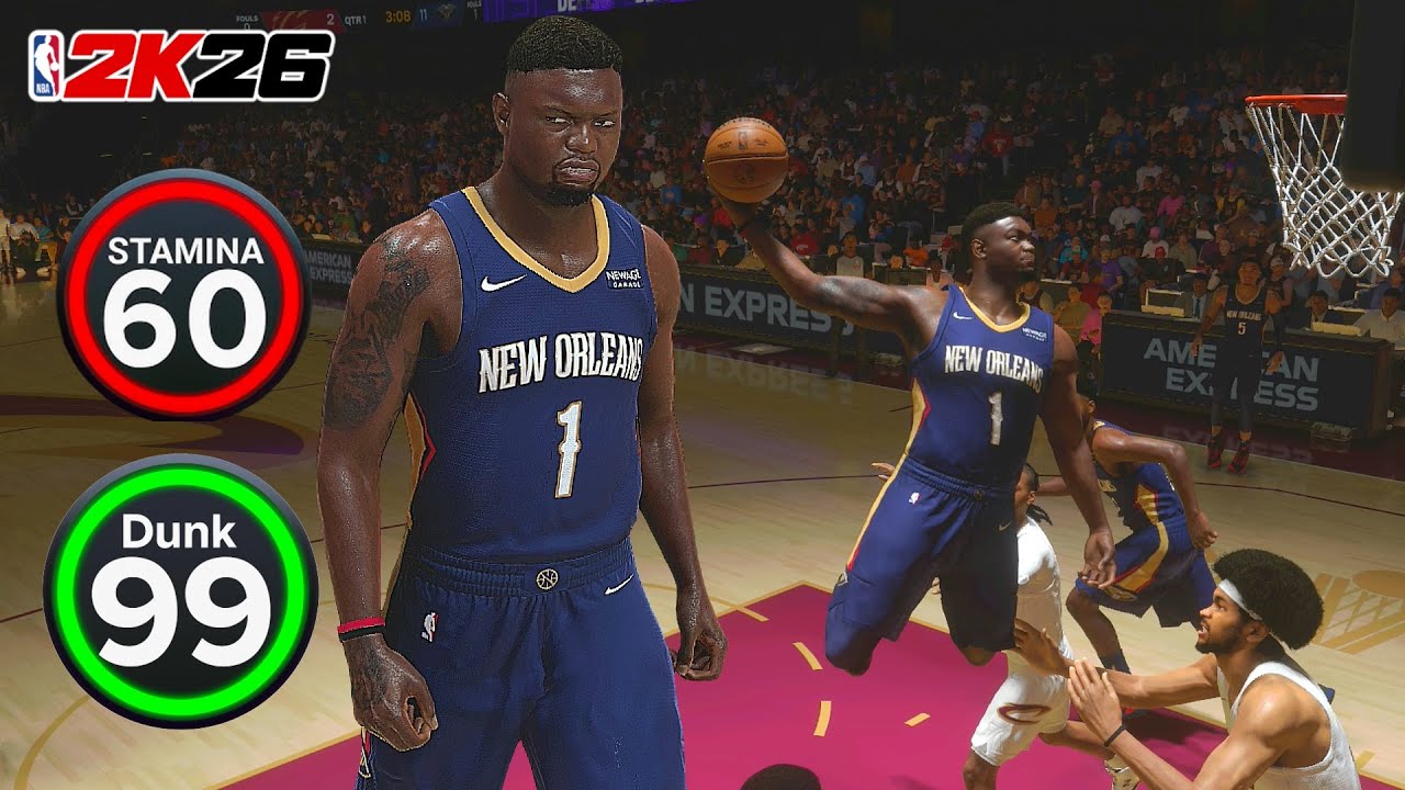 High Dunk, Low Stamina: The Zion Experience | NBA 2K26 Pelicans Play Now Online