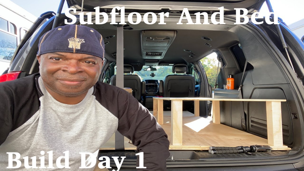 Living In A Minivan | Van Build Day 1