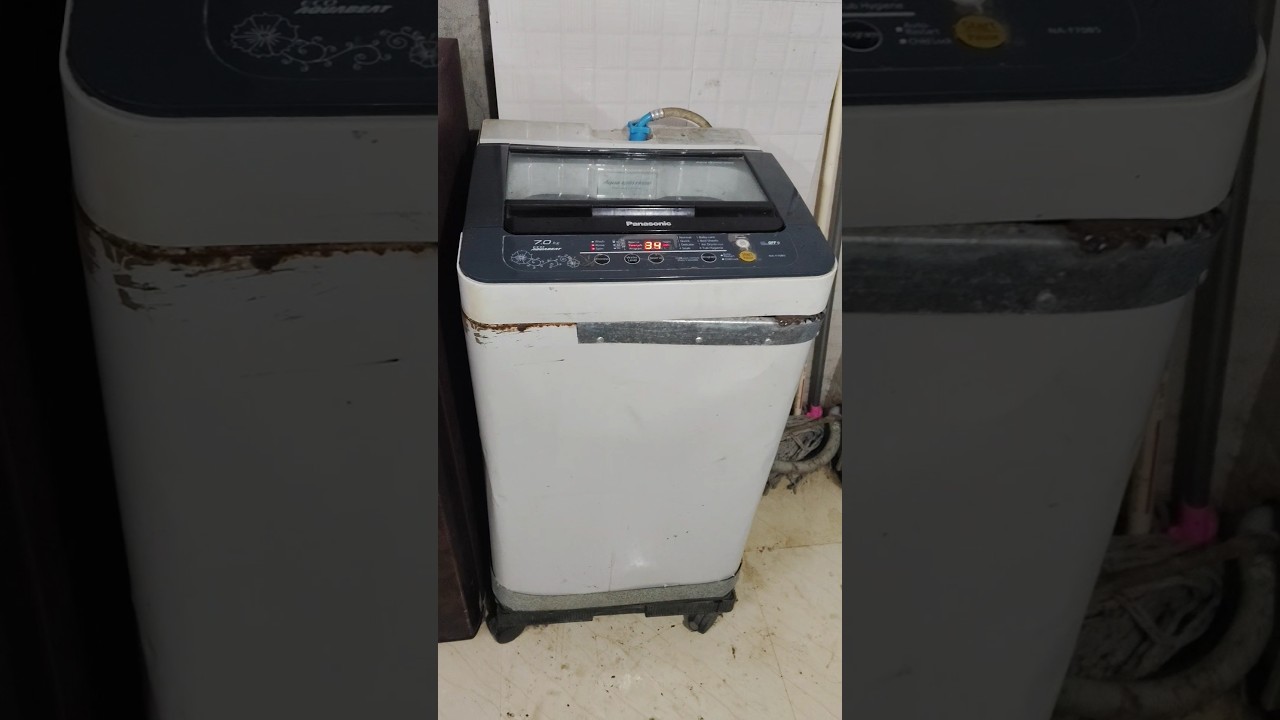 panasonic washing machine,iska pani bahar nhi ja raha 