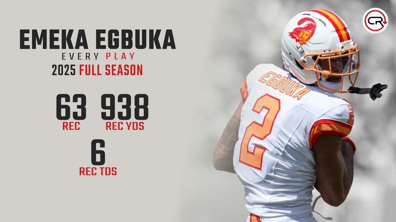 Emeka Egbuka 2025 Highlights | Every Target and Catch
