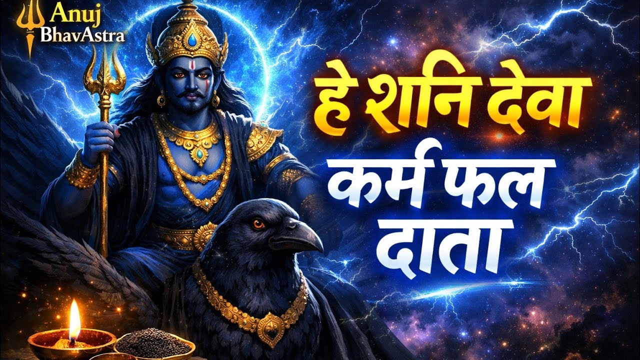 He Shanidev Deva Karm Fal Data | Shanidev Ji Bhajan | Anuj Ke Bhajan 