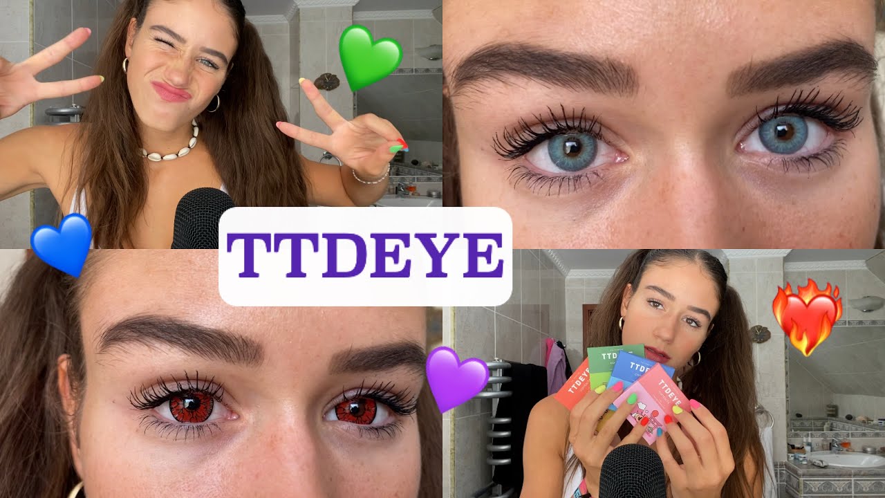 Magyar ASMR - TTDEYE Színes Kontaktlencse Unboxing & Haul 👁