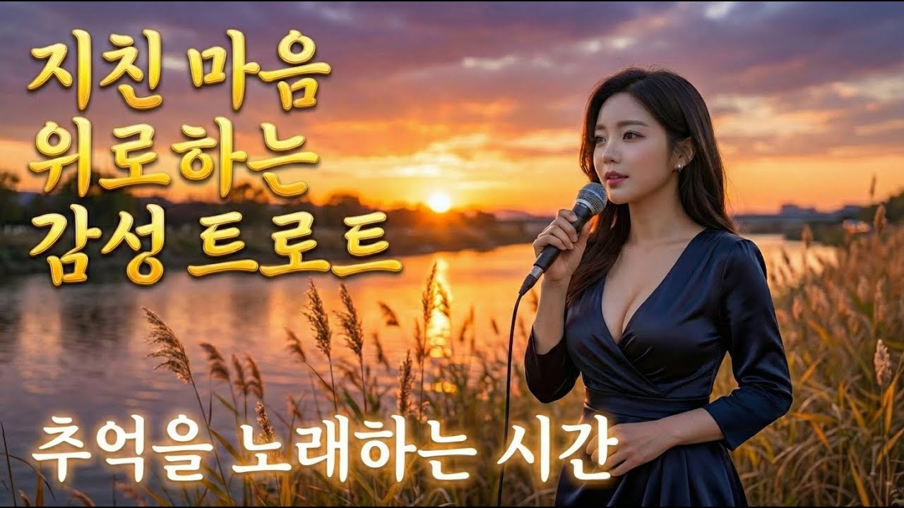 🍂 가슴 울리는 트로트 메들리 LIVE  노을 지는 강변에서 띄우는 '추억의 노래