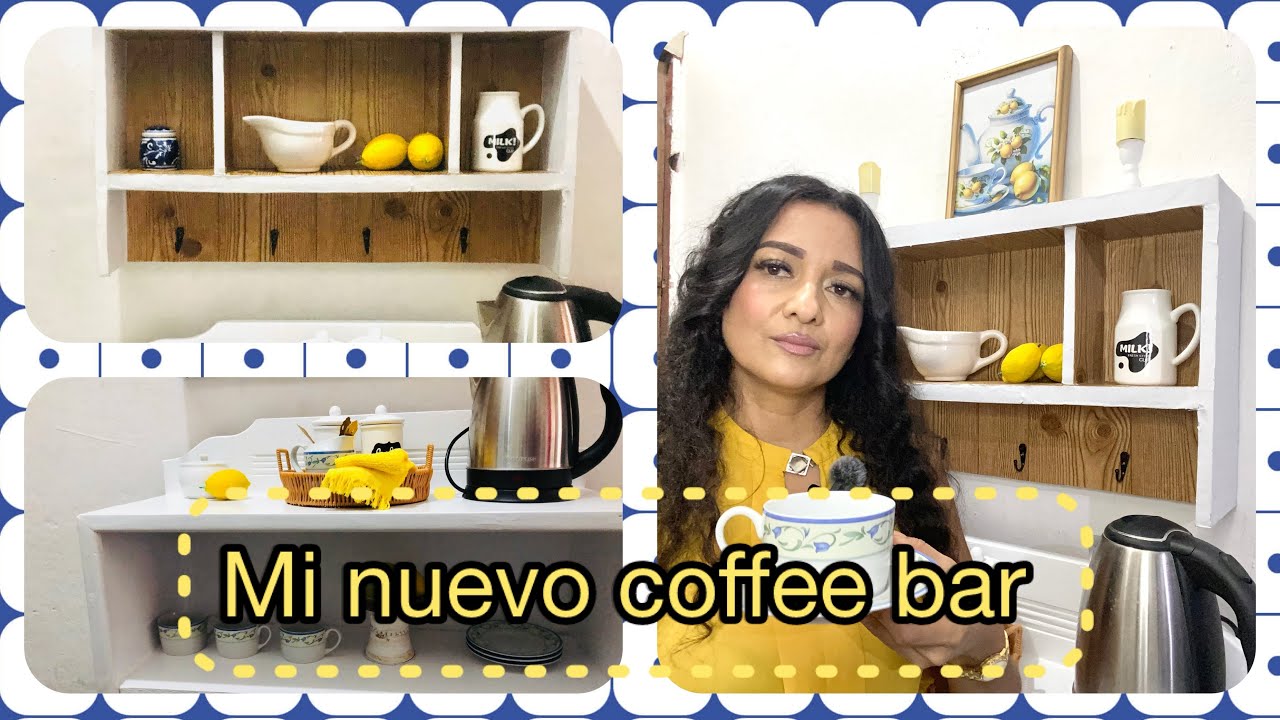 Así quedó mi nueva área de café