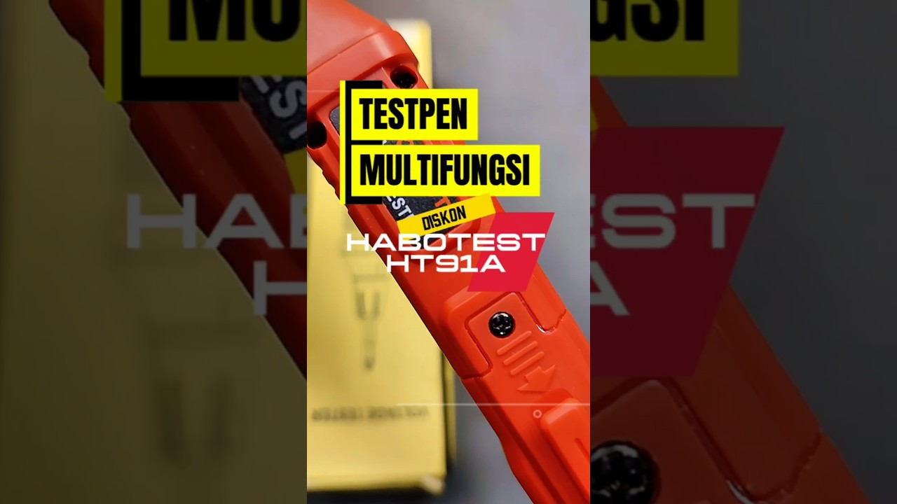 Review Testpen Habotest HT91A Multifungsi Serbaguna #habotest #ht91a #testpen #multitester