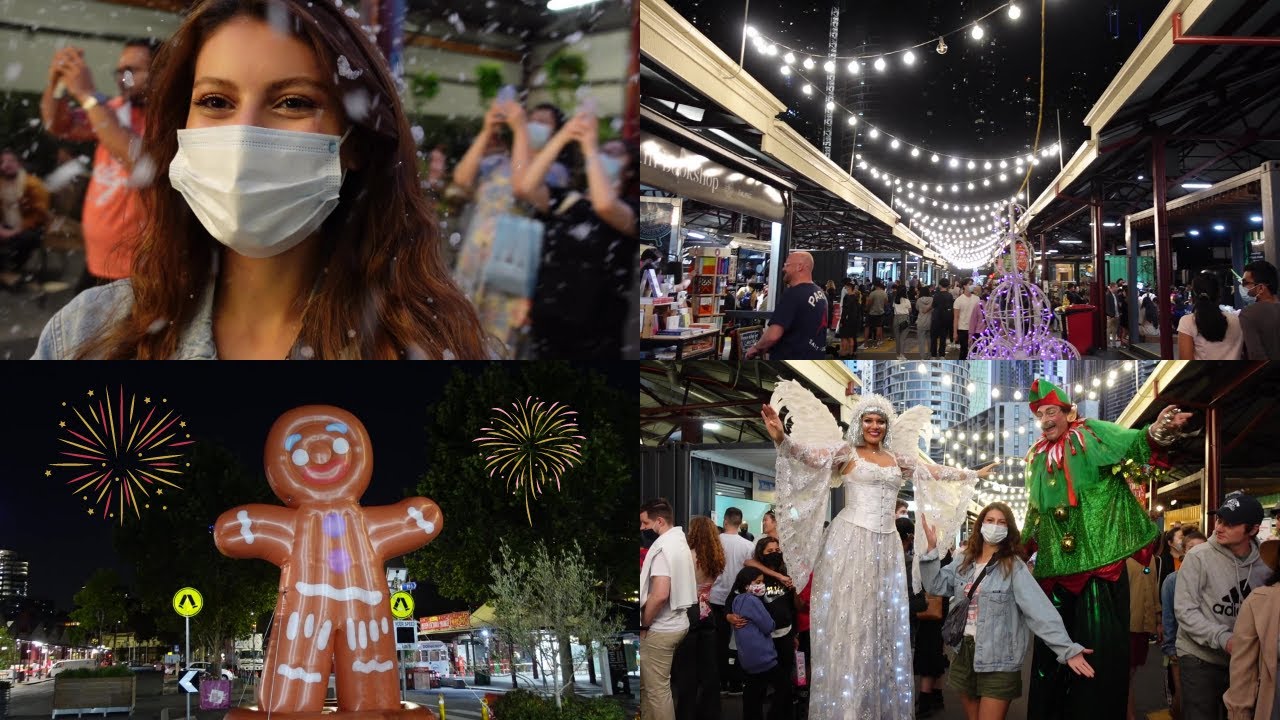 Avustralya'da Christmas Market gezdik! 🎄 | Queen Victoria Market