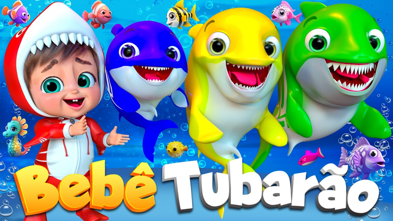 Bebê Tubarão Música para Crianças  @SuperLucaPortugues #rimasinfantis #musicasinfantis