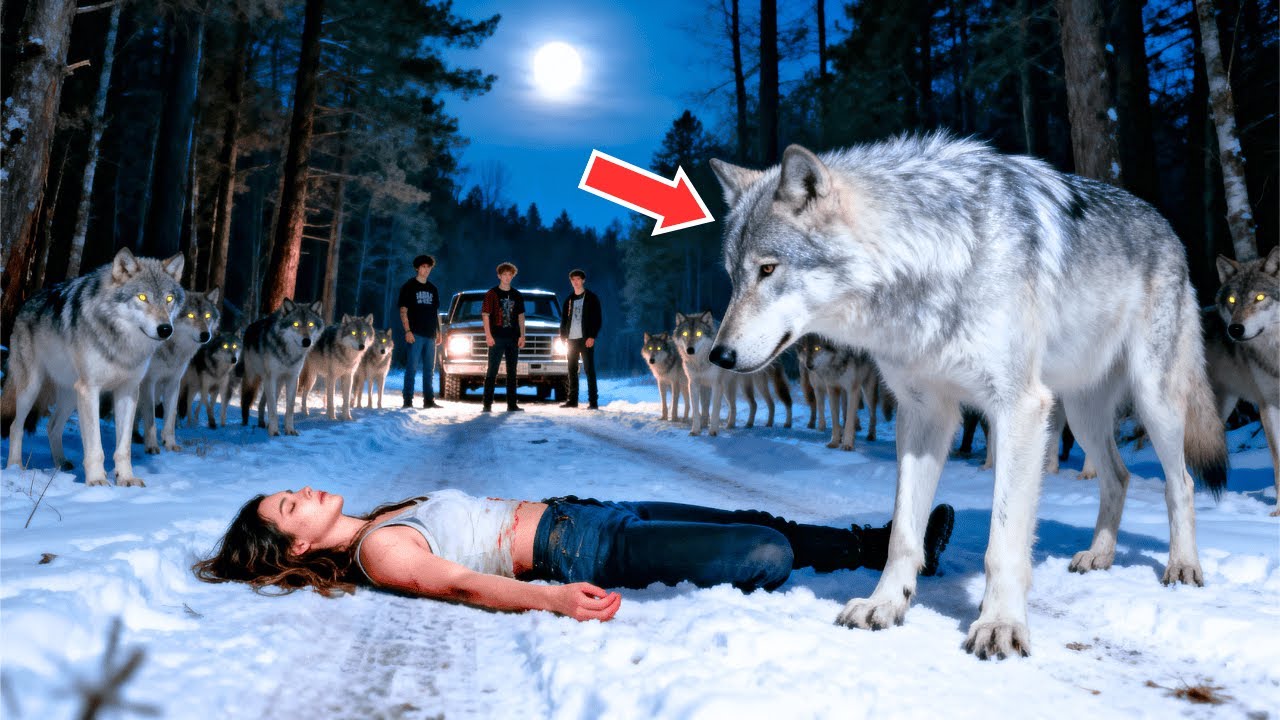 Bullies Beat The Girl Unconscious — They Didn’t Know That 47 Wolves Were Silently Watching Over Her