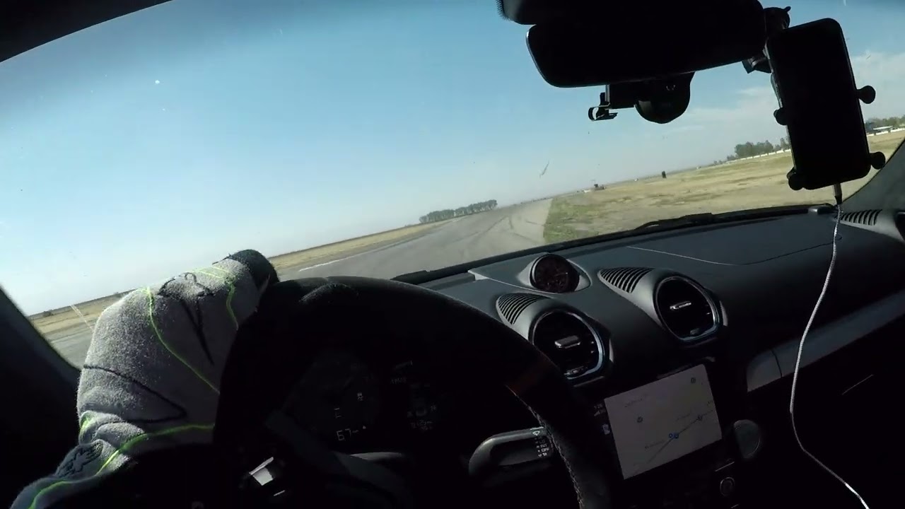 Random lap with Sophie as passenger