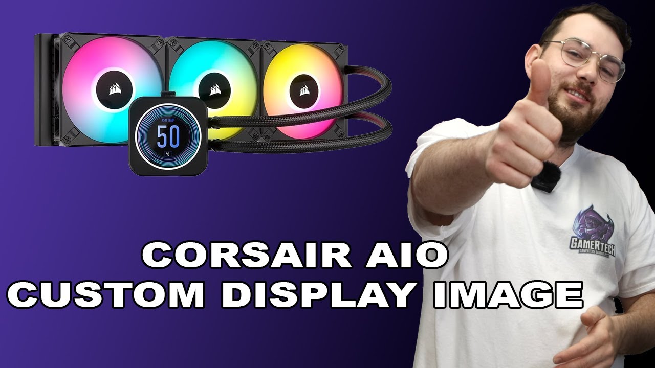 Как настроить изображение на дисплее кулера Corsair AIO