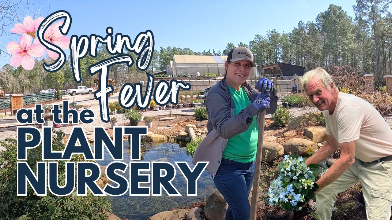 We've Got Spring Fever!  Busy Saturday at the Garden Center
