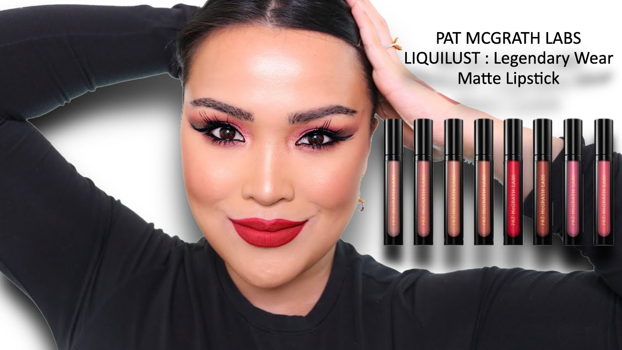 ПОЛНАЯ КОЛЛЕКЦИЯ НОВЫХ МАТОВЫХ ПОМАД PAT MCGRATH LIQUILUST LEGENDARY WEAR | Свотчи | 30 долларов?