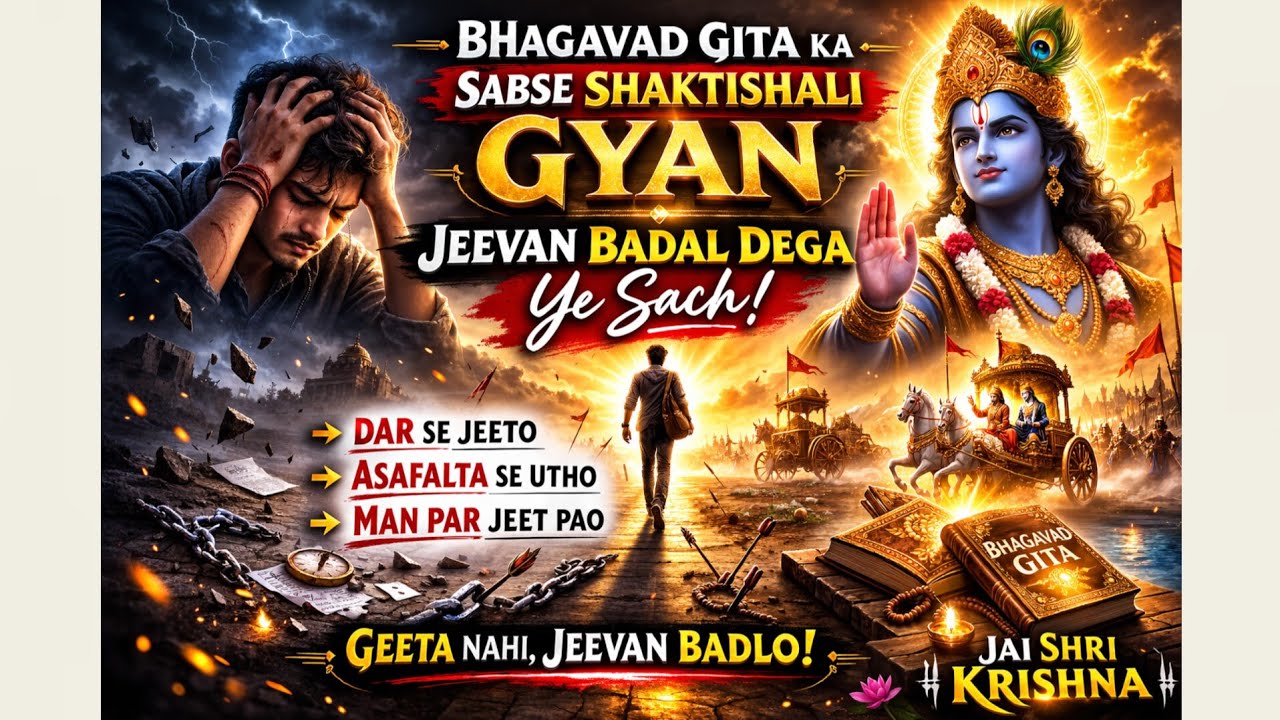 Bhagavad Gita ka Sabse Shaktishali Gyan | Jeevan Badal Dega Ye Sach