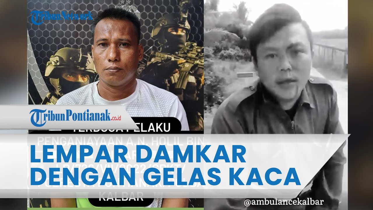 🔴Terganggu Suara Sirine, Seorang Pria di Pontianak Lempar Mobil Pemadam Kebakaran Pakai Gelas Kaca ❗