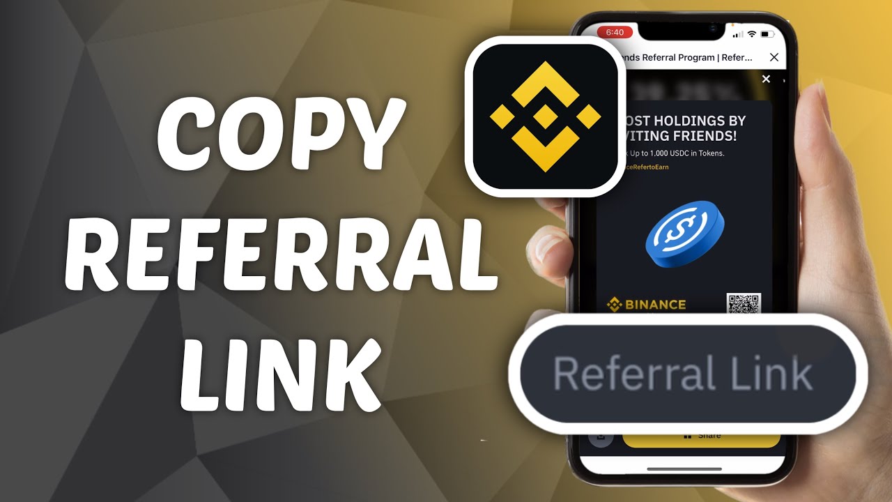 Как поделиться реферальной ссылкой на Binance &mdash; Скопировать реферальную ссылку Binance
