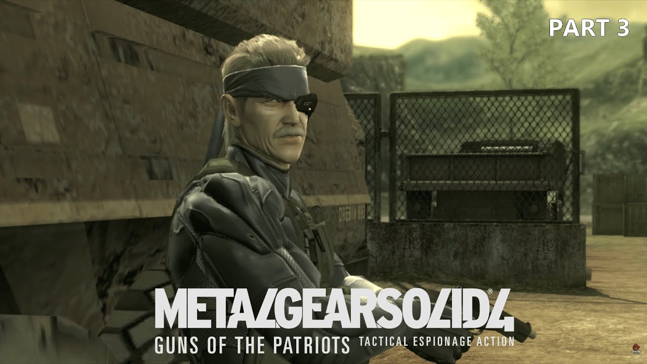 Metal Gear Solid 4: Guns of the Patriots - Part 3 (No Commentary Walkthrough)