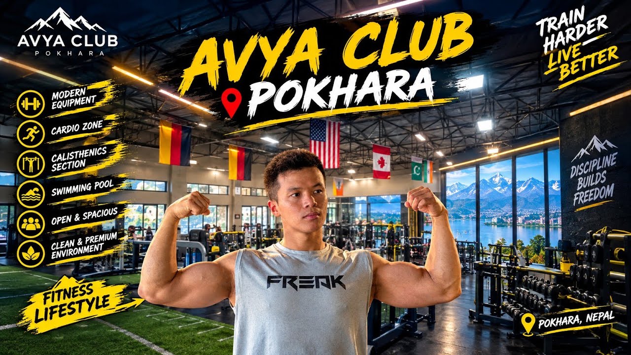 Pokhara Nepal Luxurious Gym | Avya Club 