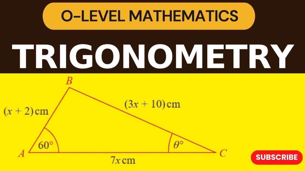 Trigonometry Problem Find Angle | No Right angle Tringle | O/A level Math ? Zen Sir