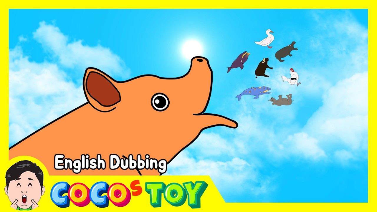 En Dubbing｜Shy Baby Pig's Story｜Learn animals name, Kidstoon｜CoCosToy