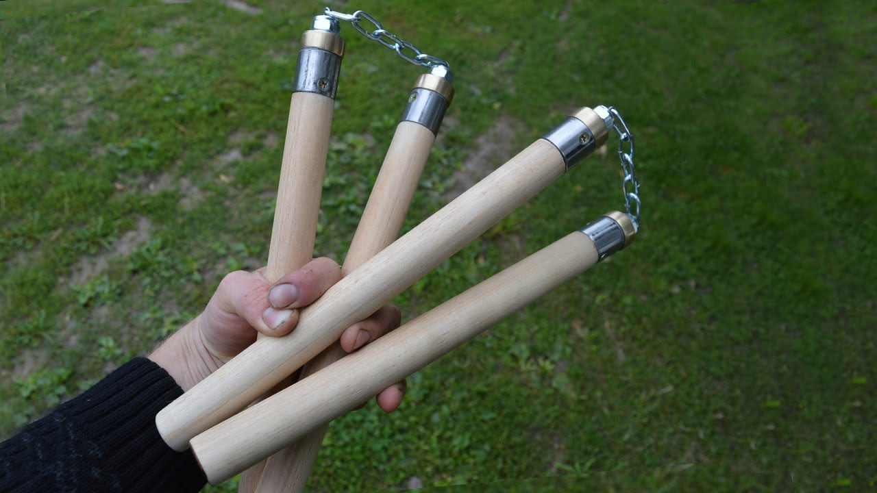 How to make WOODEN NUNCHAKU