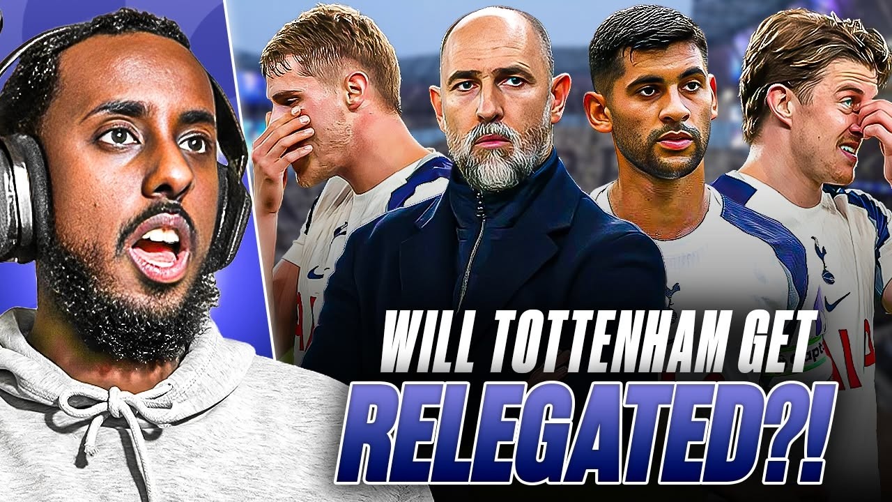 TOTTENHAM IS GETTING RELEGATED FROM THE PREMIER LEAGUE