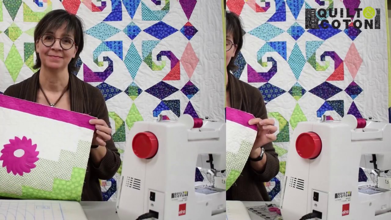 Faire un manchon de courtepointe | Les Ateliers Quilt et Coton