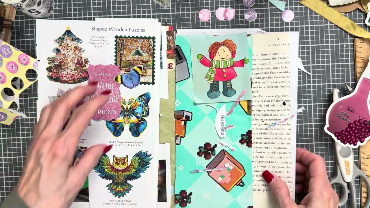 It’s Not Junk To Me S1.E3 Personal Challenge @drnmarketbydebbie #junkjournal #paperart #collageart