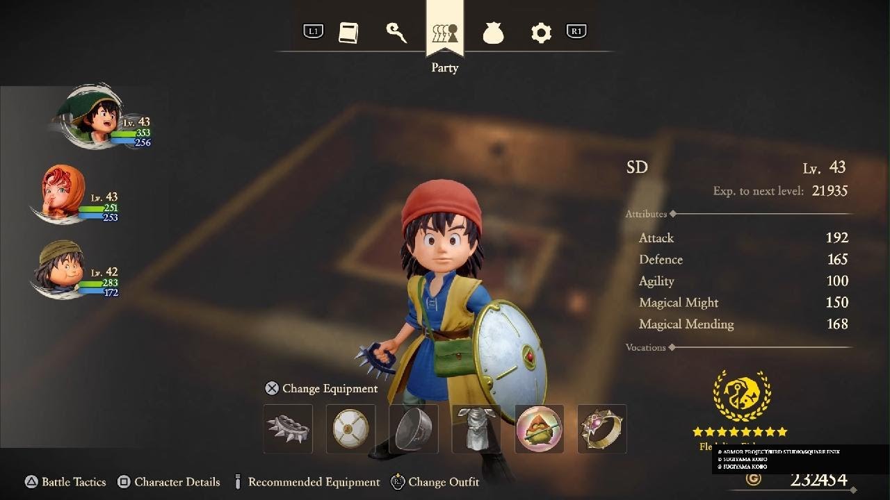 DRAGON QUEST VII Reimagined Alltrades Abbey / Allblades Arena Past