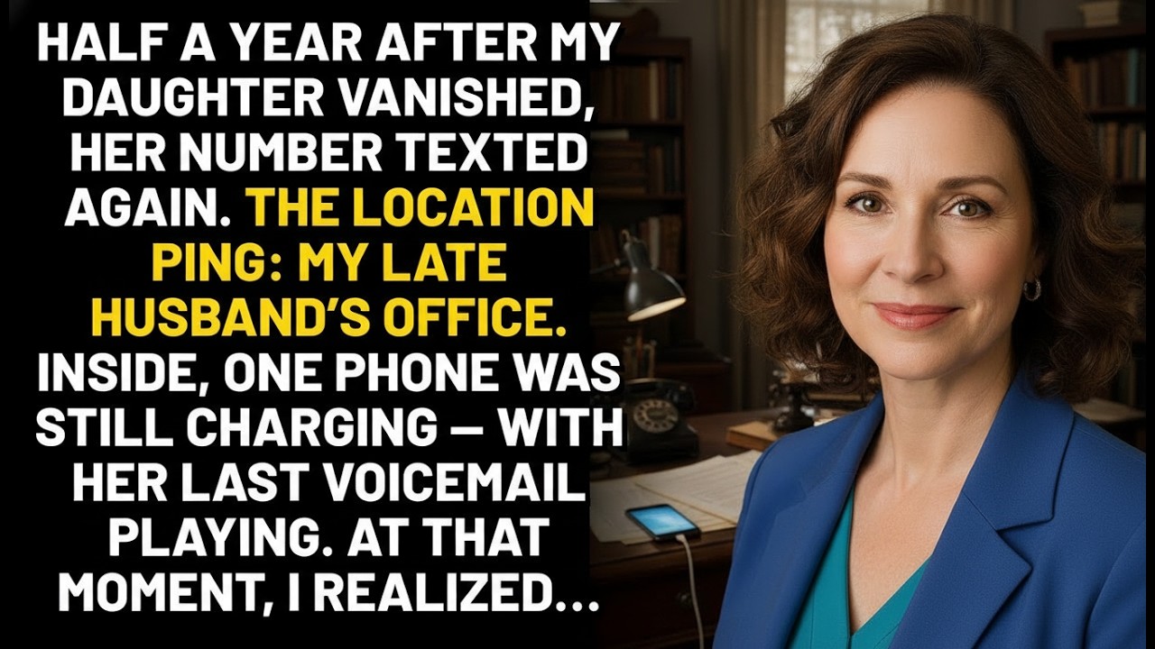 Half a year after my daughter vanished, her number texted again. The location ping: my late husband
