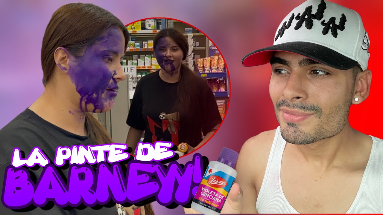 LA CONVERTI EN B4RN3Y😂// LA BROMA MÁS MANCHADA