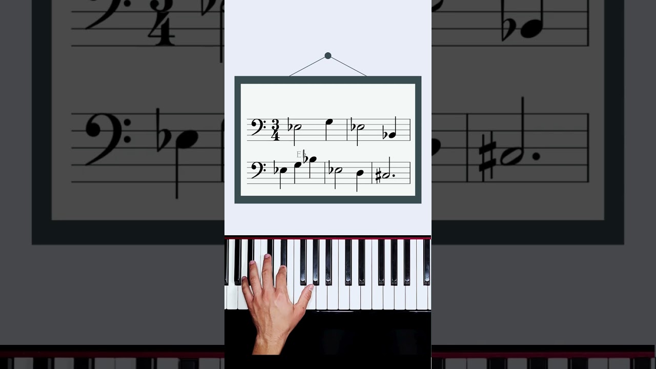 Sight Reading Piano: Bass Clef Challenge! 🤔 🎵 #pianotutorial