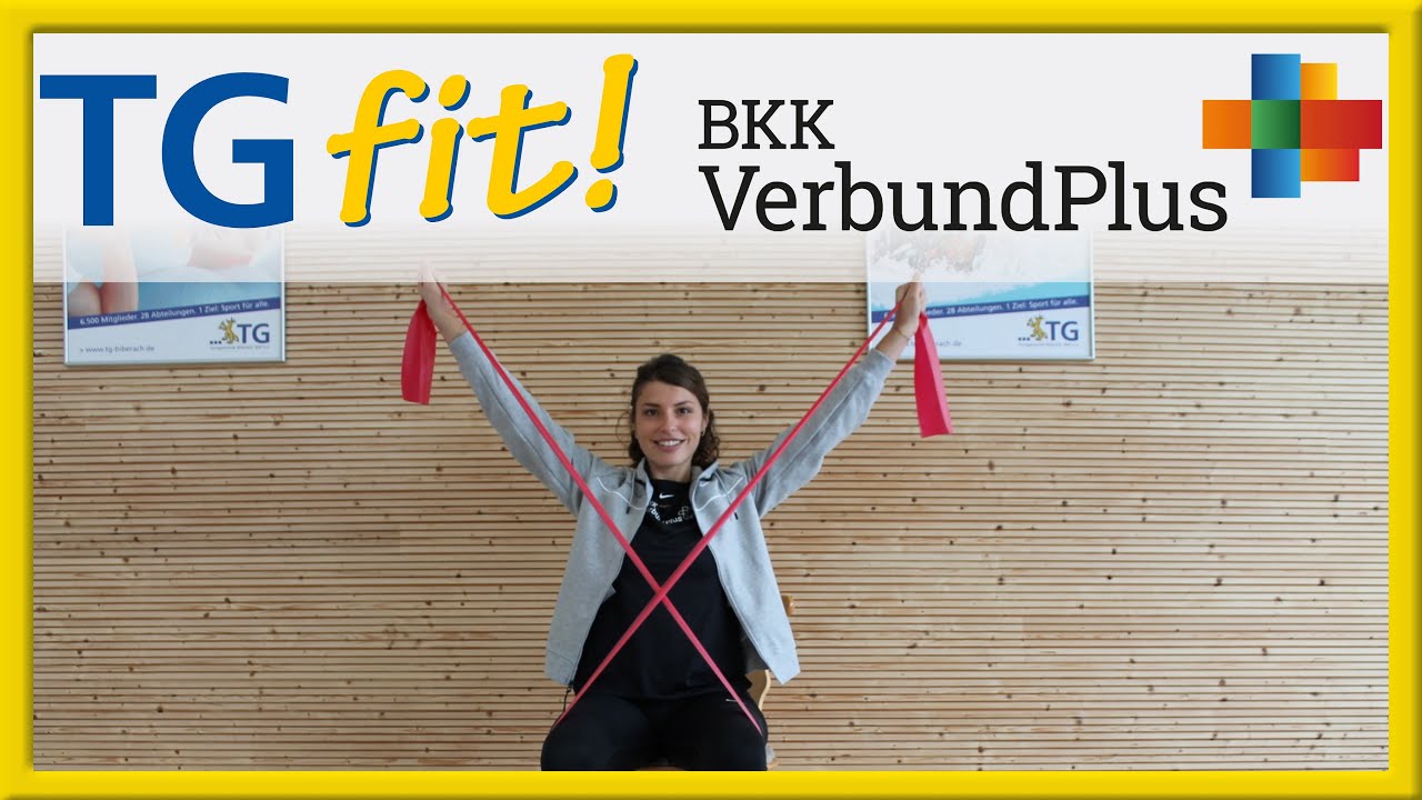 Senioren Hockergymnastik // mit Theraband // 10 Minuten // Ganzkörperkräftigung