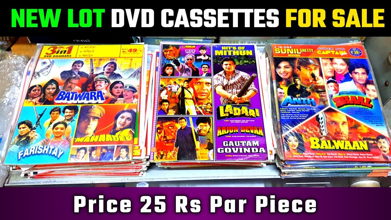 SOLD। Seal Pack Original DVD Cassettes Lot For Sale । Contect 9425634777 Raja Babu Naisarai