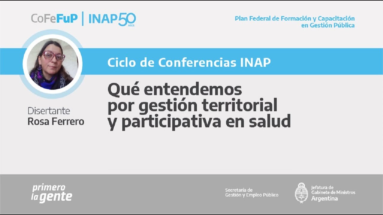 Qué entendemos por gestión territorial y participativa en salud