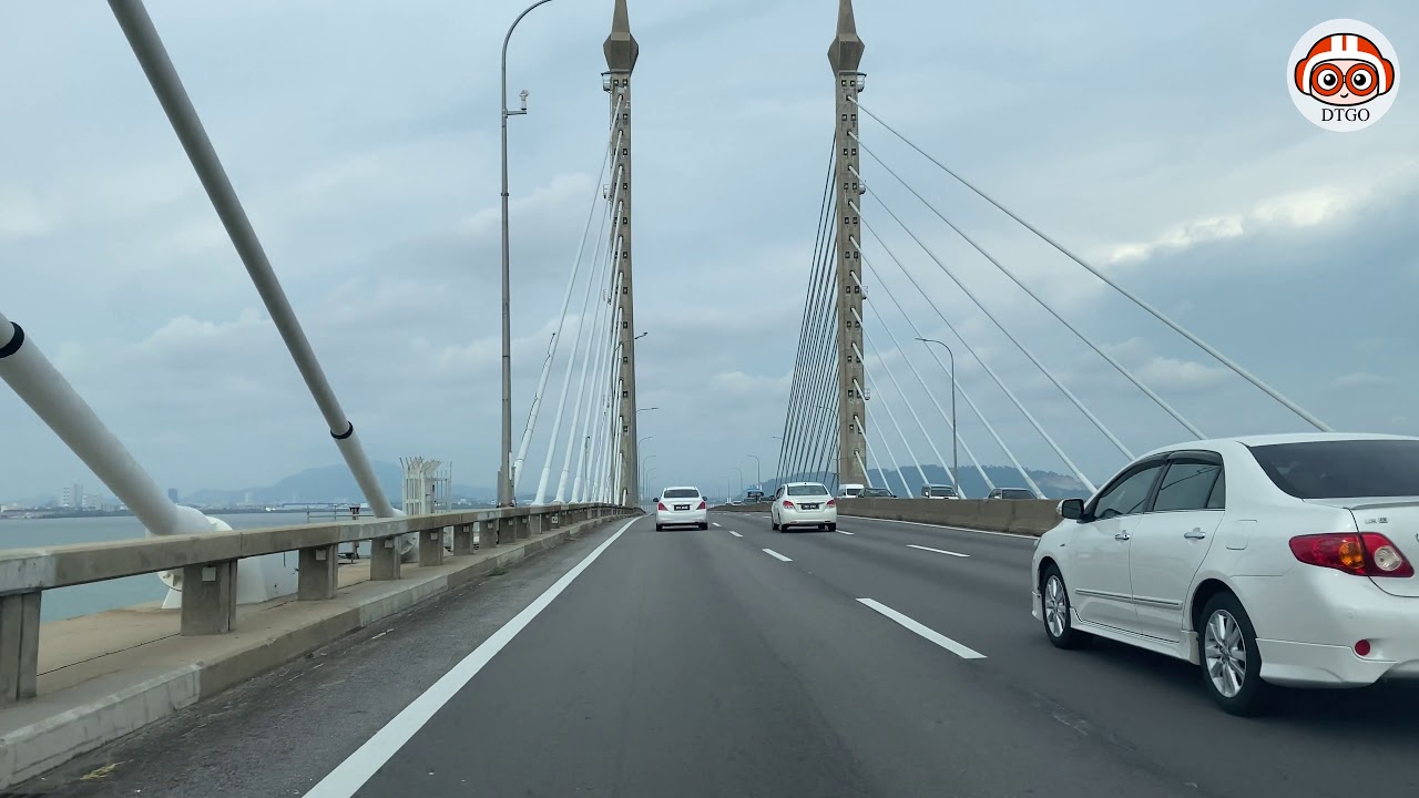 Penang Bridge Drive - Penang Island to Seberang Perai - Penang Malaysia